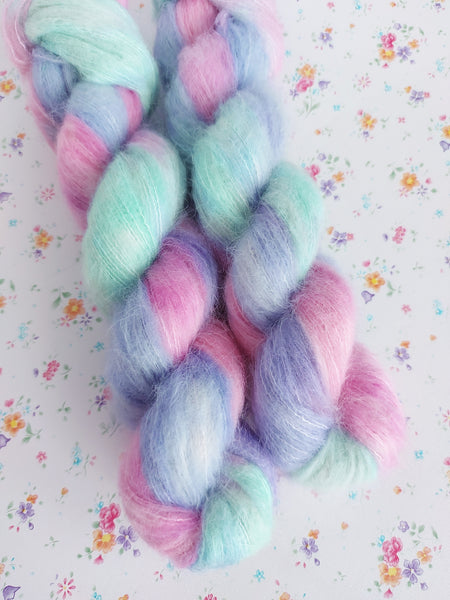 Cottagecore - Baby Suri Alpaca/Mulberry Silk - Lace