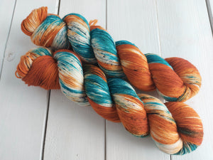 Copper Patina - Merino & Nylon - 4ply Fingering