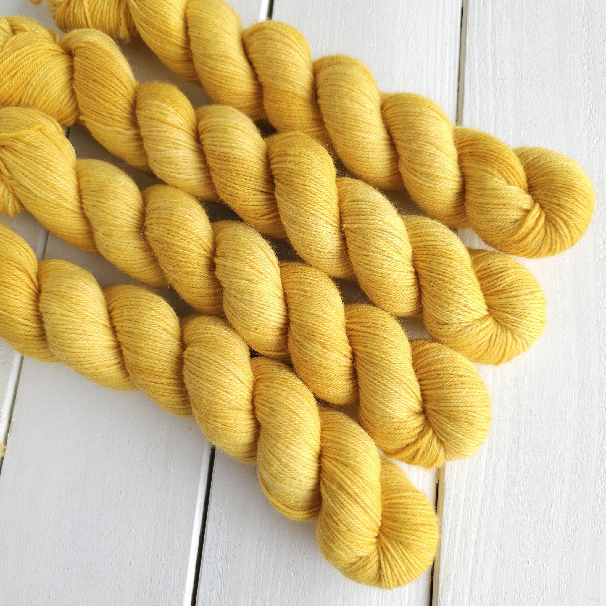 Mustard - Merino & Nylon - 50g 4ply Fingering