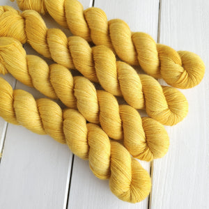 Mustard - Merino & Nylon - 50g 4ply Fingering