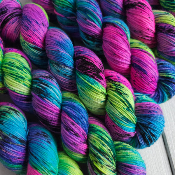 Candy Skull - Merino & Nylon - 4ply Fingering