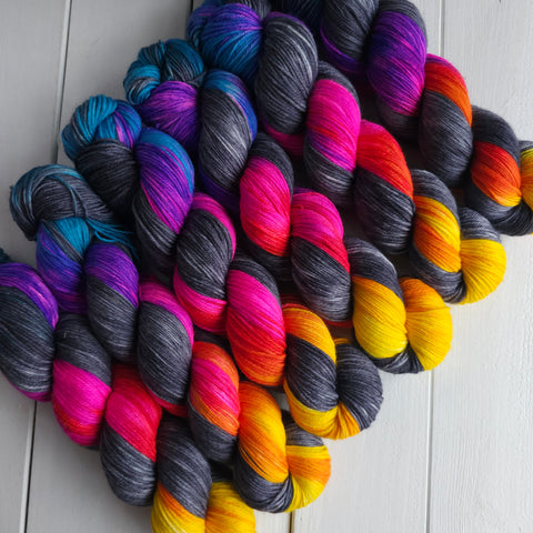 Fire in the Sky - Merino & Nylon - 4ply Fingering