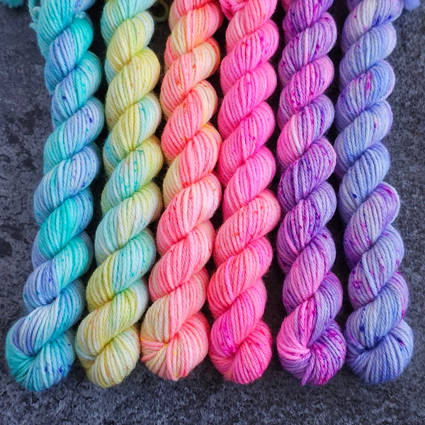 Sugar Rush Mini Set - 6 x 20g - Merino & Nylon - DK