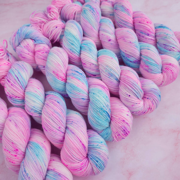 Fluffy Pink Clouds - Merino & Nylon - DK