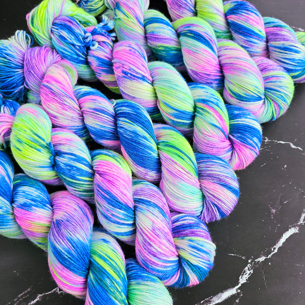Aurora Borealis - Merino & Nylon - 4ply Fingering