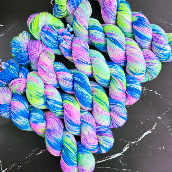 Aurora Borealis - Merino & Nylon - 4ply Fingering