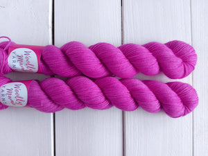 Raspberry - Merino & Nylon - 50g 4ply Fingering