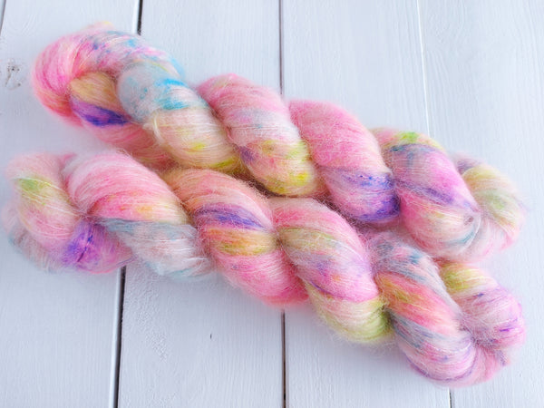 Pixie Dust - Baby Suri Alpaca/Mulberry Silk - Lace