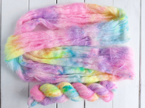 Cosmic Love - Baby Suri Alpaca/Mulberry Silk - Lace