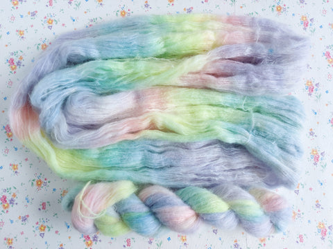 Opalite - Baby Suri Alpaca/Mulberry Silk - Lace